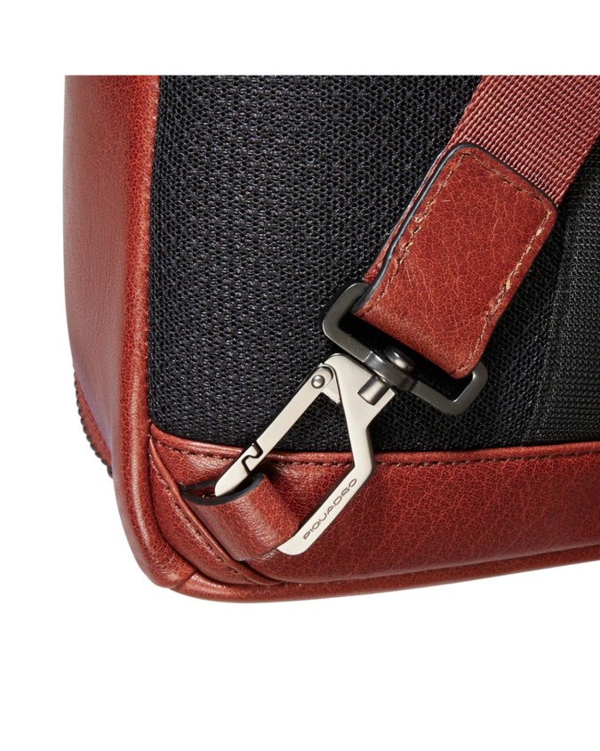 Piquadro - Zaino monospalla uomo in pelle porta iPad®mini Solm