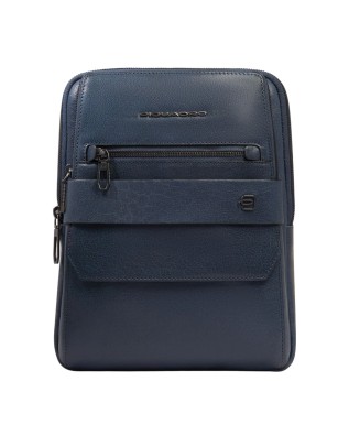  Piquadro - Borsello uomo in pelle porta iPad® con protezione