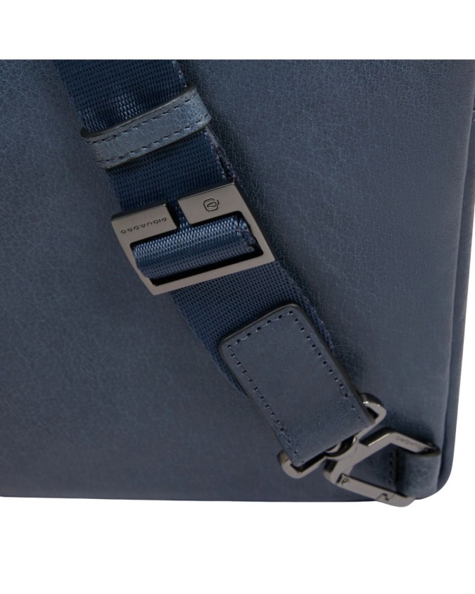 Piquadro - Borsello uomo in pelle porta iPad® con protezione RFID Solm