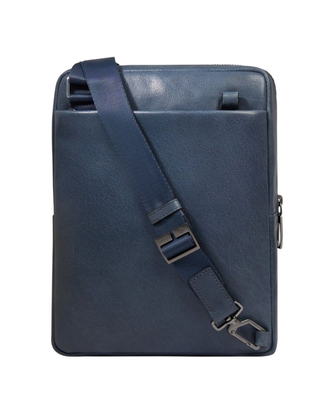 Piquadro - Borsello uomo in pelle porta iPad® con protezione RFID Solm