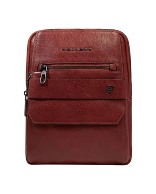  Piquadro - Borsello uomo in pelle porta iPad® con protezione