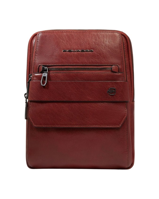 Piquadro - Borsello uomo in pelle porta iPad® con protezione RFID Solm