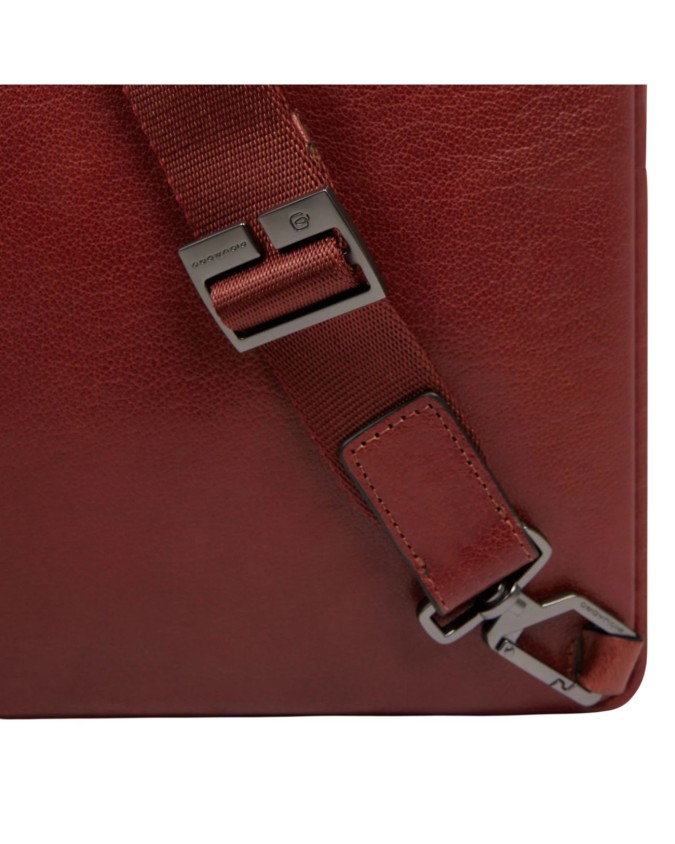 Piquadro - Borsello uomo in pelle porta iPad® con protezione RFID Solm