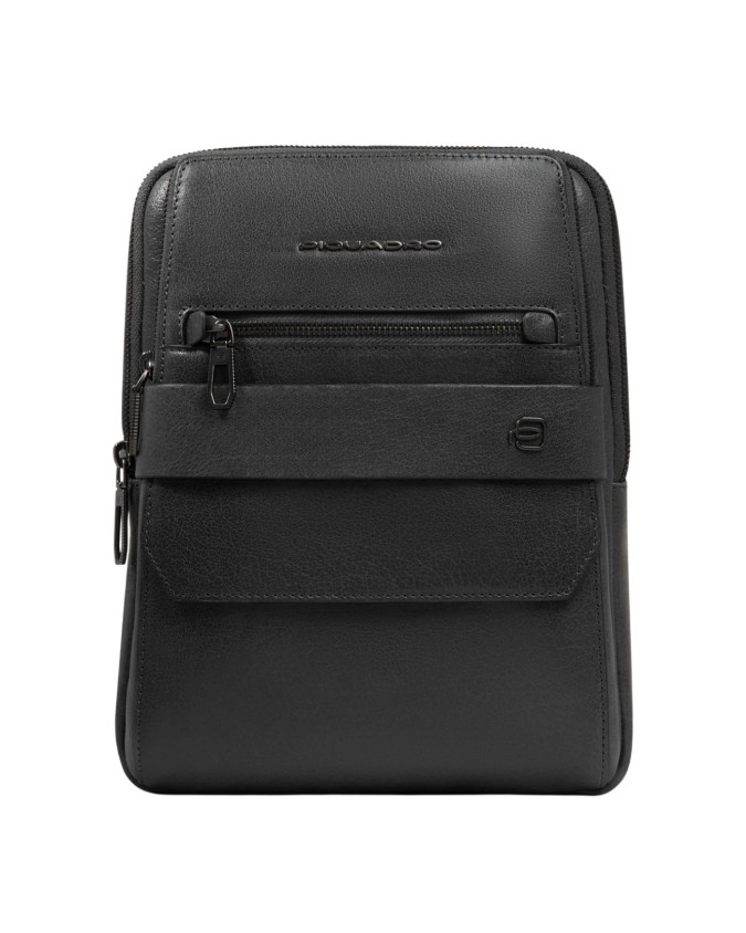 Piquadro - Borsello uomo in pelle porta iPad® con protezione RFID Solm