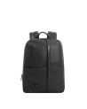 Piquadro - Zaino uomo espandibile in pelle porta pc 14"