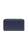 Piquadro - Damenbrieftasche aus Leder mit Rundum-Reißverschluss und 4 Fächern