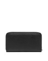 Piquadro - Damenbrieftasche aus Leder mit Rundum-Reißverschluss und 4 Fächern