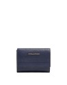 Piquadro - Small women's leather wallet with an RFID-blocking flap