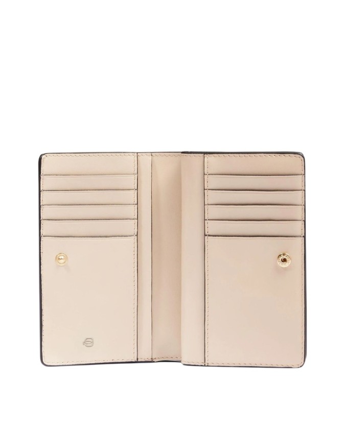  Piquadro - Portafoglio donna medio in pelle RFID