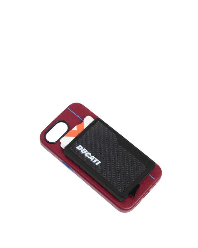 Piquadro - Portacarte automatico MagSafe in alluminio e carbonio Piquadro x Ducati