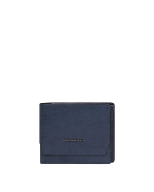  Piquadro - Portafogli uomo in pelle con volantino staccabile