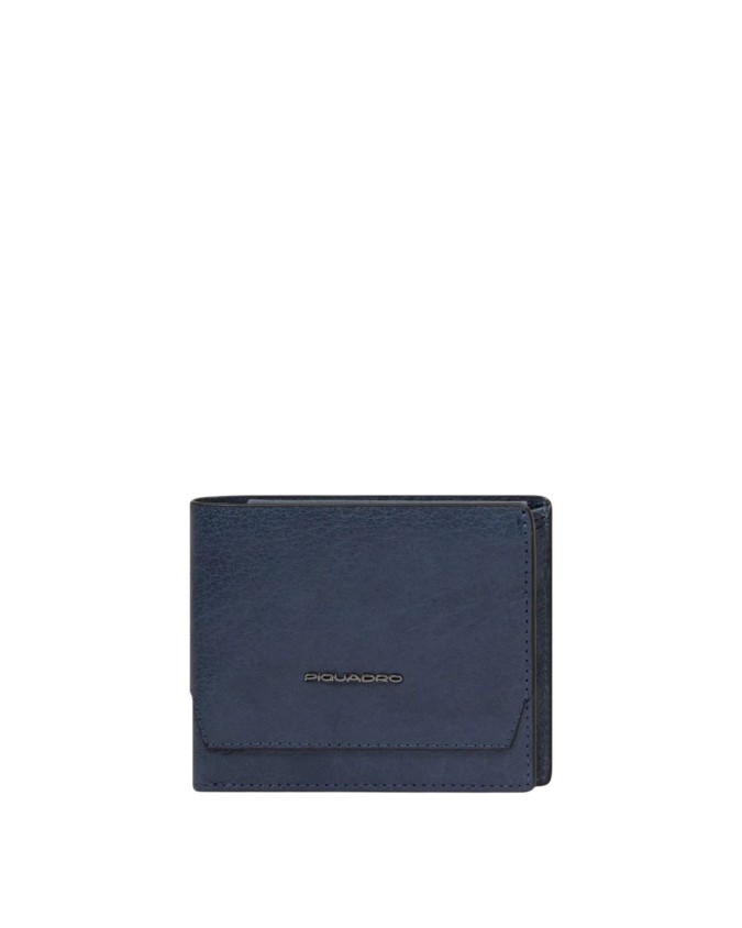 Piquadro - Portafogli uomo in pelle con volantino staccabile Solm