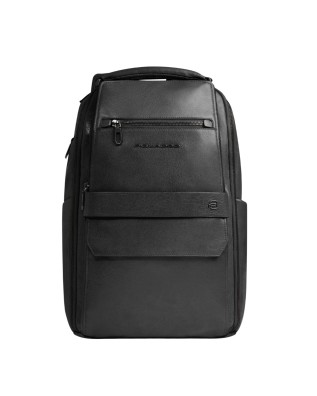 Piquadro - Solm Customizable Leather Travel Backpack with...