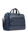 Piquadro - Leather briefcase with two handles, designed to hold a 14-inch laptop, with one compartment
