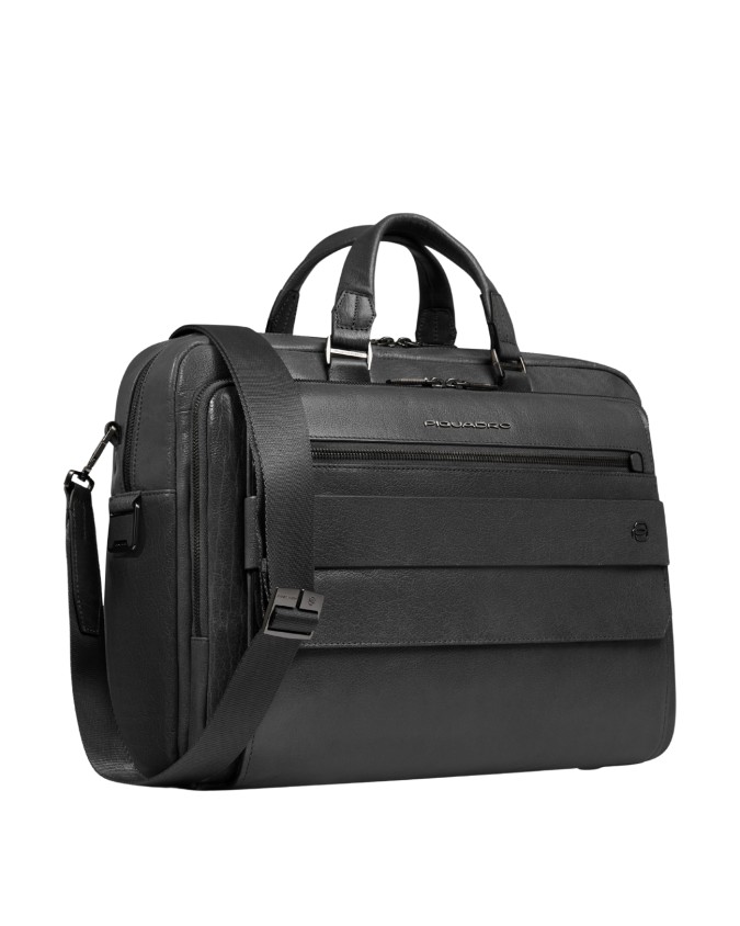 Piquadro - Ledertasche mit zwei...