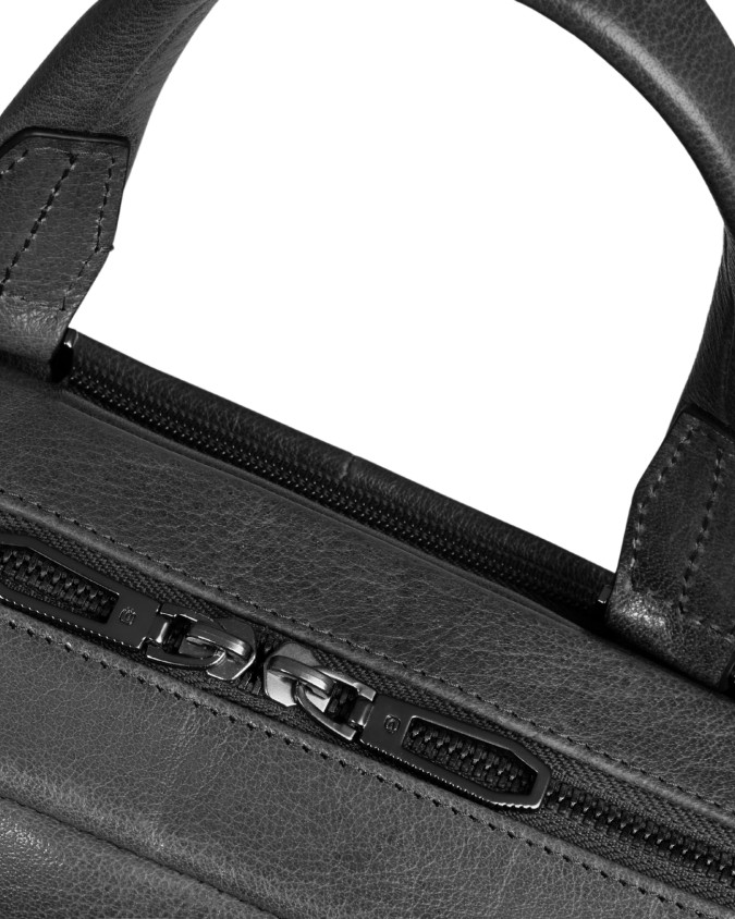 Piquadro - Ledertasche mit zwei...