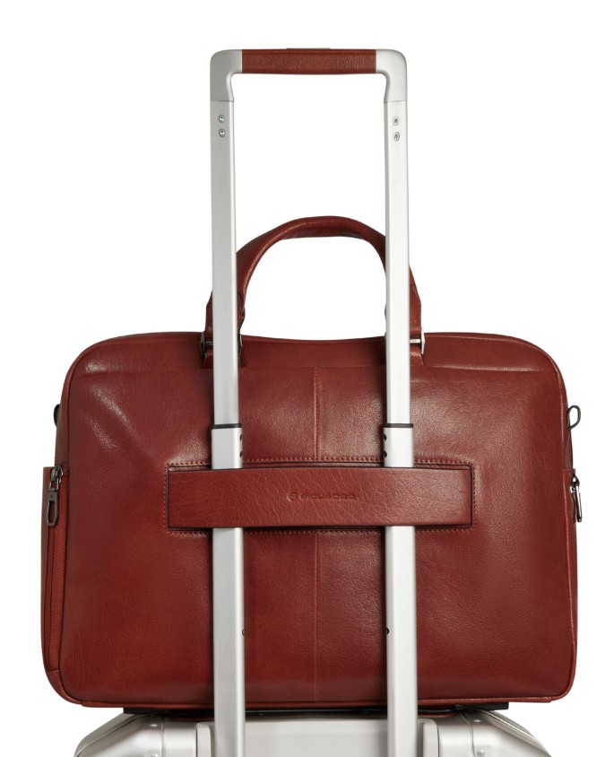 Piquadro - Ledertasche mit zwei...