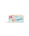 Braccialini - Portafoglio donna zip around in simil pelle stampa cagnolino Allround