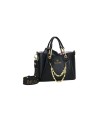 Braccialini - Borsa a mano in simil pelle con catena gioiello Amy