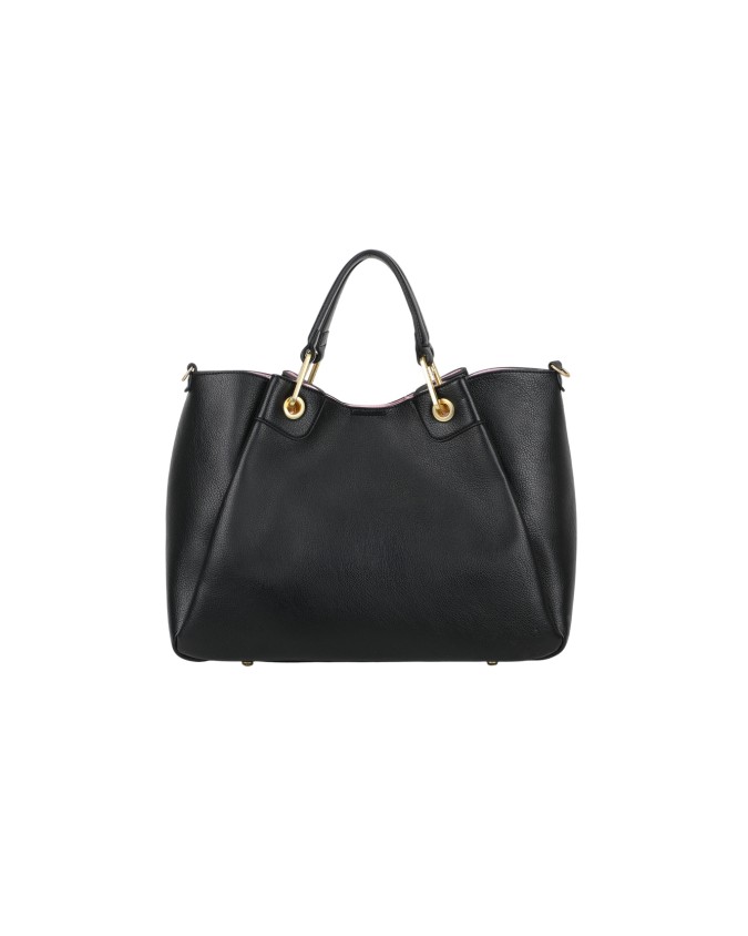 Braccialini - Borsa a mano grande in simil pelle con catena gioiello Amy