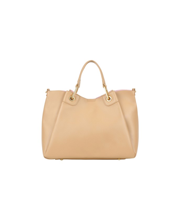 Braccialini - Borsa a mano grande in simil pelle con catena gioiello Amy