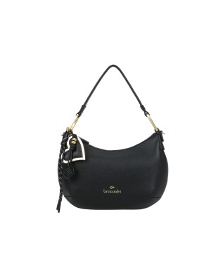  Braccialini - Borsa a spalla in simil pelle con charm Beth 2