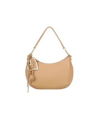  Braccialini - Borsa a spalla in simil pelle con charm Beth