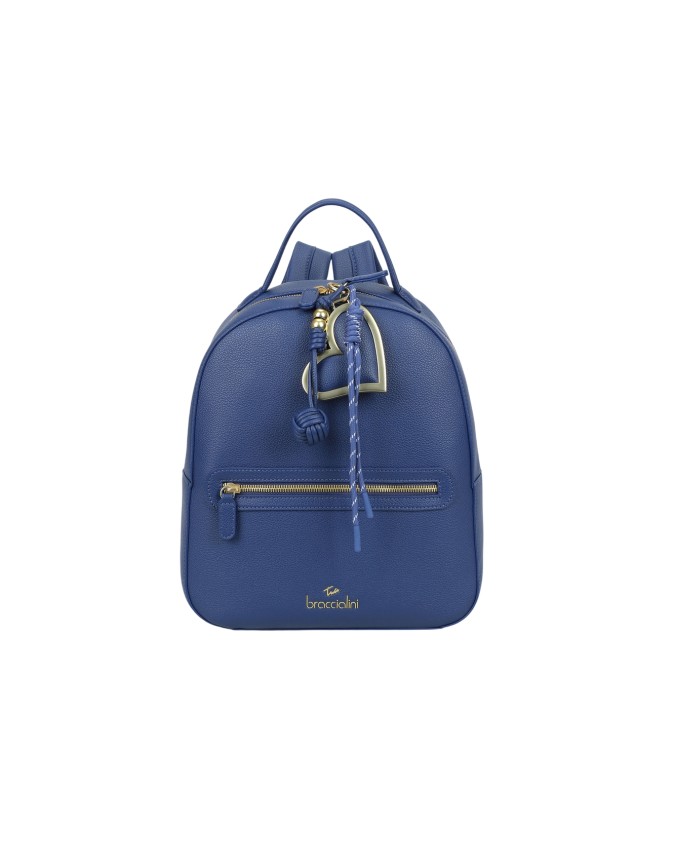 Braccialini - Zaino donna in simil pelle con tasca frontale Beth