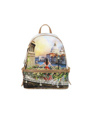  Ynot - Zaino Donna doppio scomparto in ecopelle Yesbag