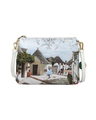  Ynot - Borsa a spalla con due scomparti in ecopelle Yesbag
