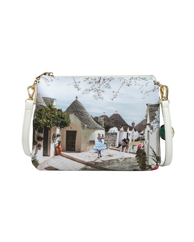 Ynot -Borsa a spalla con due scomparti in ecopelle Yesbag