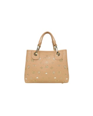  Braccialini - Borsa a mano con tracolla in simil pelle media