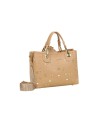 Braccialini - Borsa a mano con tracolla in simil pelle media Beth Strass