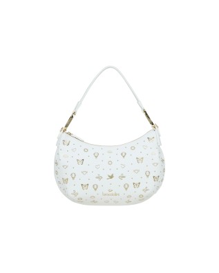  Braccialini - Borsa a spalla in simil pelle Beth Strass