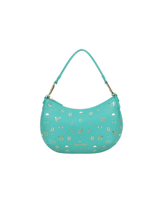 Braccialini - Beth Strass Faux Leather Shoulder Bag