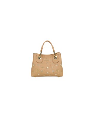 Braccialini - Beth Strass faux leather mini bag with a...
