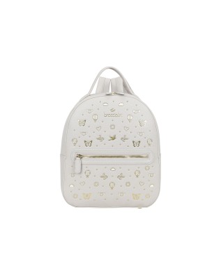 Braccialini - Damenrucksack aus Kunstleder mit Nieten von...