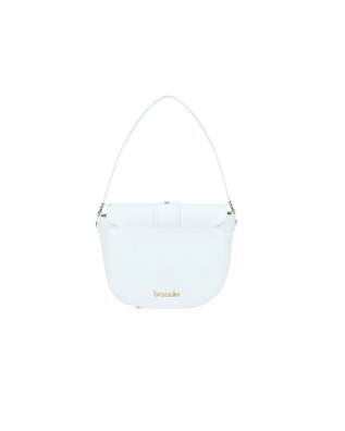  Braccialini - Borsa a spalla in pelle con patta Baroque 2