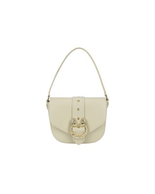  Braccialini - Borsa a spalla in pelle con patta Baroque