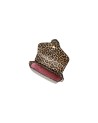 Braccialini - Borsa a spalla in pelle con stampa leopardata Baroque