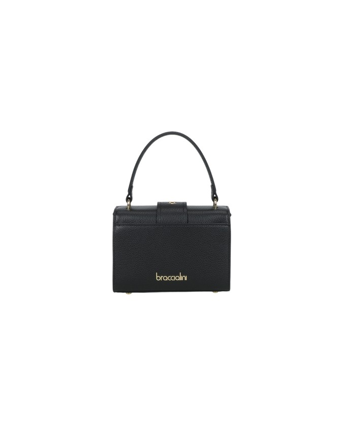 Braccialini - Borsa a mano in pelle piccola con manico singolo Baroque