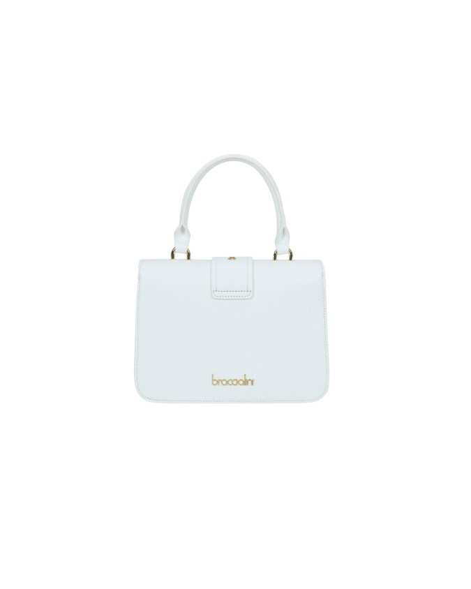 Braccialini - Borsa a mano in pelle media con manico singolo Baroque