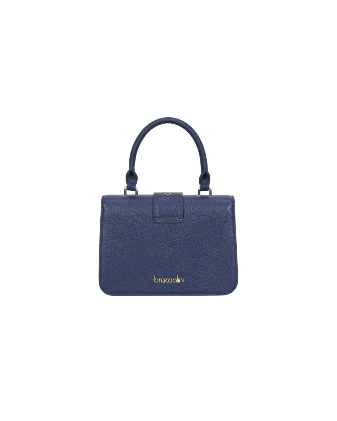 Braccialini - Borsa a mano in pelle media con manico singolo Baroque