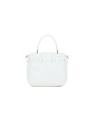 Braccialini - Borsa a mano in simil pelle con patta e borchie Rock