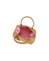 Braccialini - Bauletto in pelle con doppi manici e tracolla Michelle