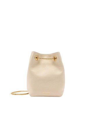  Trussardi - Borsa a Secchiello con Catena in Nappa Orbita Mini