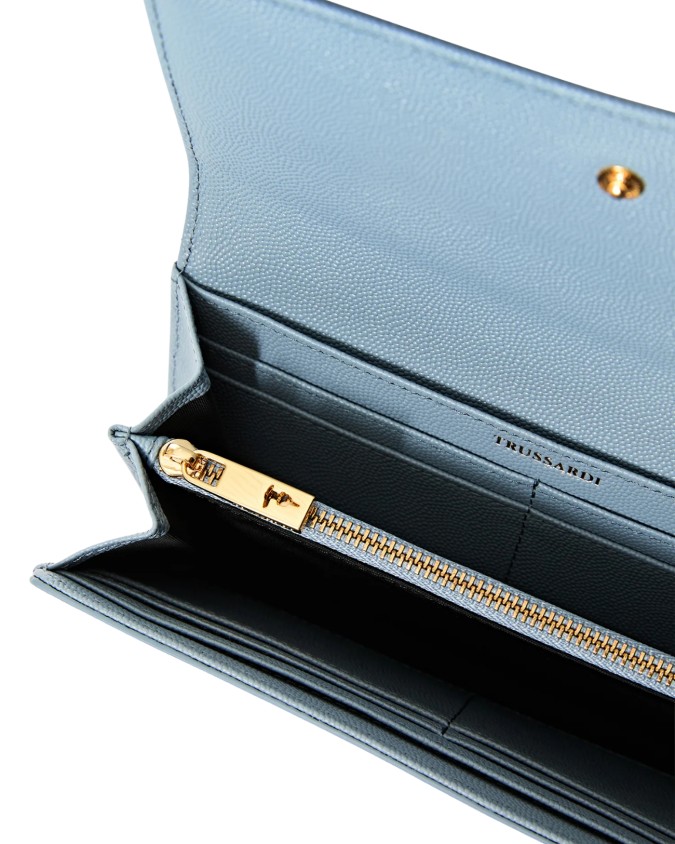 Trussardi - Brieftasche mit Klappe aus Cameo-Leder von