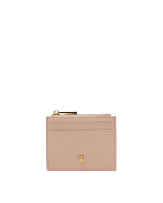  Trussardi - Porta carte di Credito in Pelle Cameo