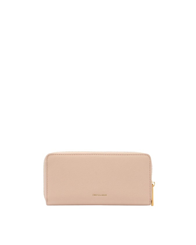Trussardi - Cameo Leather Zip-Around Wallet