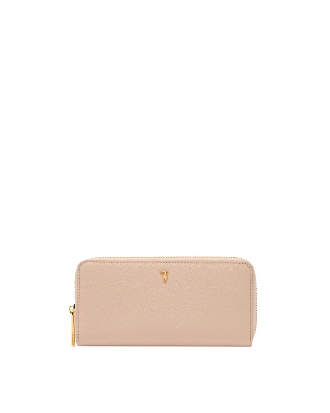 Trussardi - Zip Around-Geldbörse aus Cameo-Leder